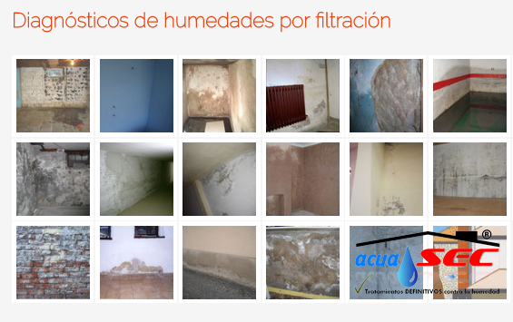 FOTO DE DIAGNOSTICO DE HUMEDADES POR FILTRACIÓN